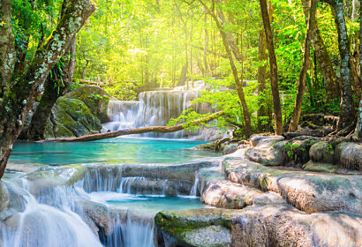 Fototapeta Krásný vodopád v národním parku 210756162